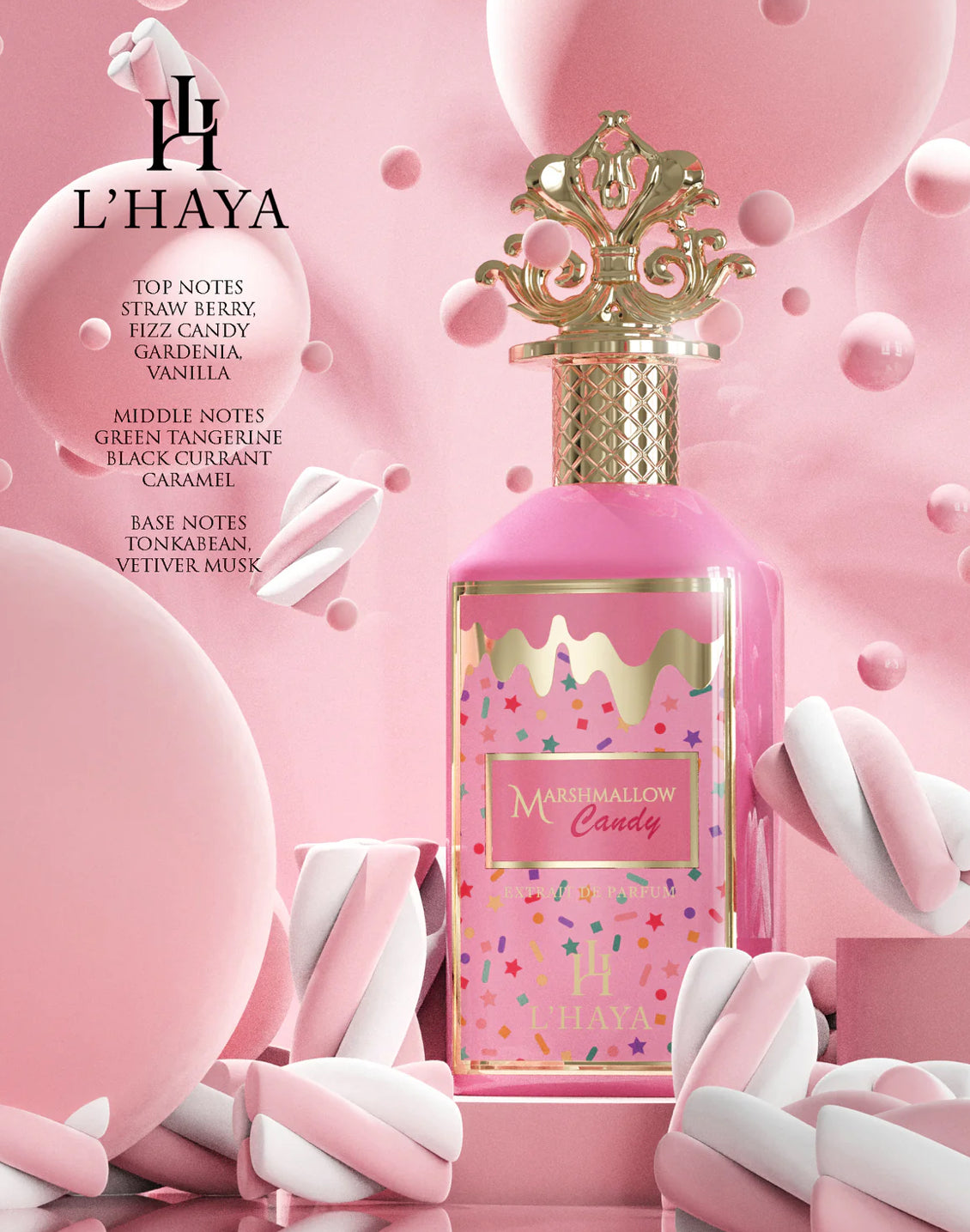 L’HAYA- MARSHSMALLOW CANDY- EXTRAIT THE PARFUM