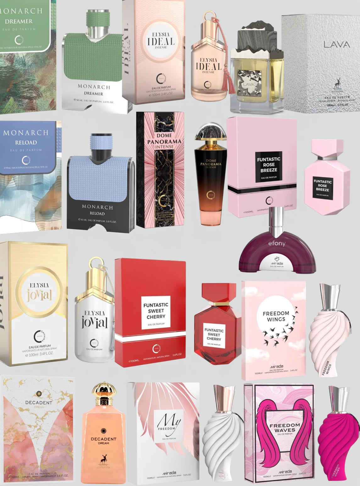 PROMO de 35 fragancias X $590