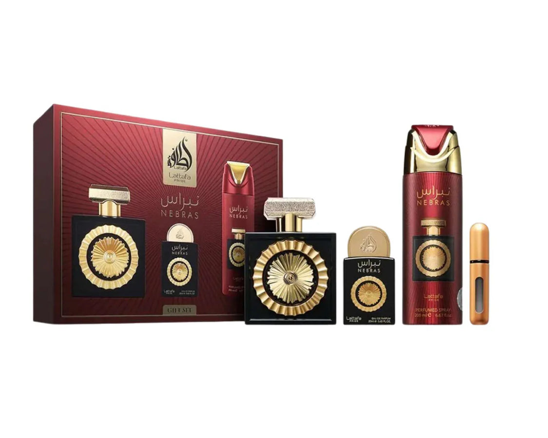 GIFT SET NEBRAS LATTAFA 4 PCS