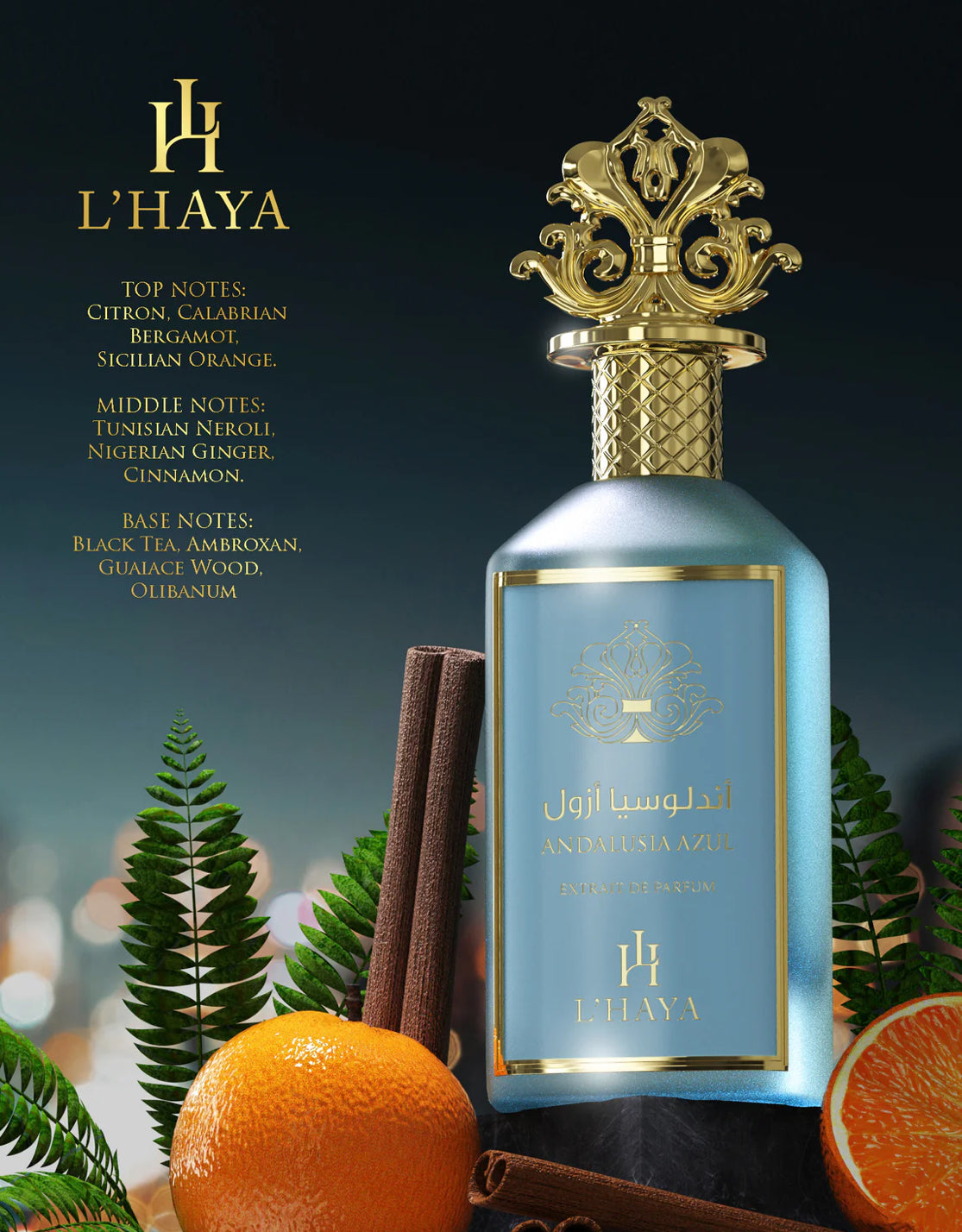 L’HAYA- ANDALUCÍA AZUL- EXTRAIT DE PARFUM